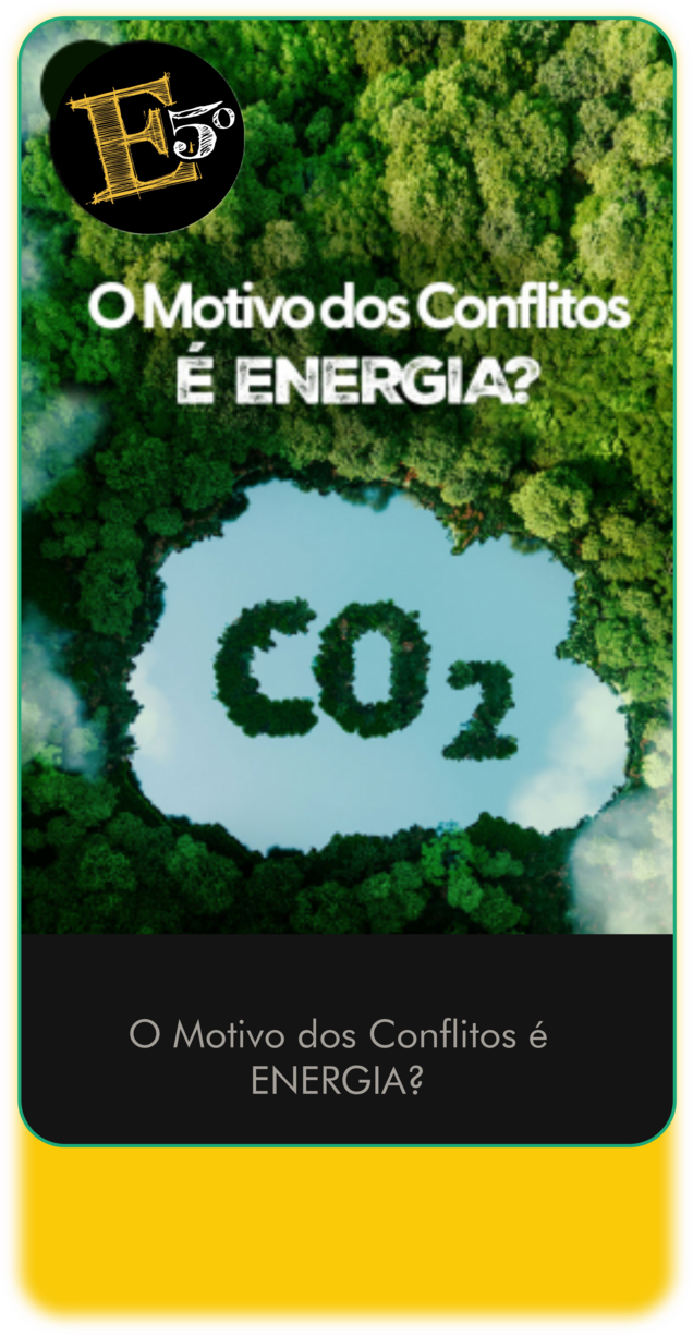 O MOTIVO DOS CONFLITOS É ENERGIA